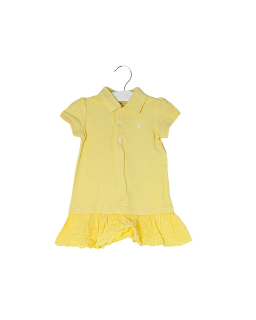 A Yellow Dress Sets from Ralph Lauren in size 6-12M for girl. (Front View)
