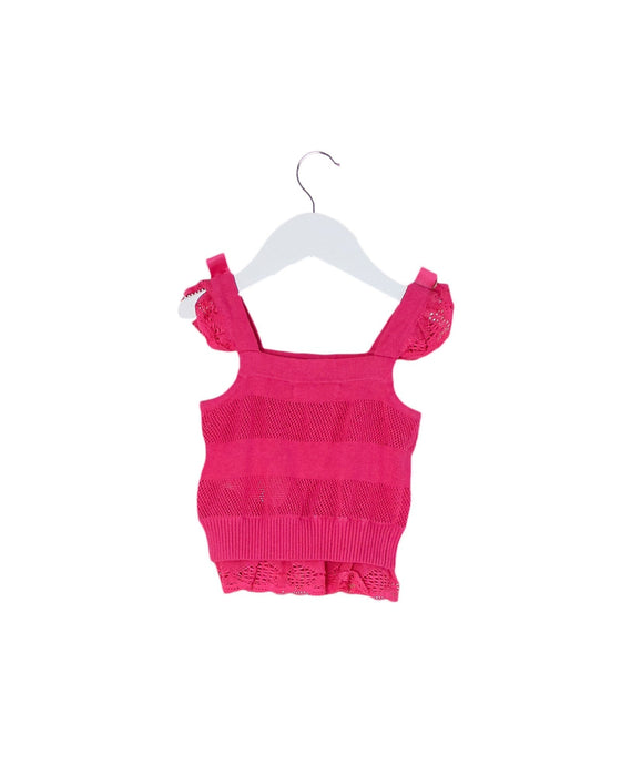 A Pink Sleeveless Tops from Nicholas & Bears in size 6-12M for girl. (Back View)