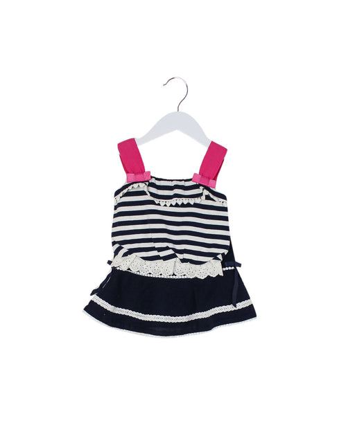A Navy Skirt Sets from Nicholas & Bears in size 6-12M for girl. (Front View)