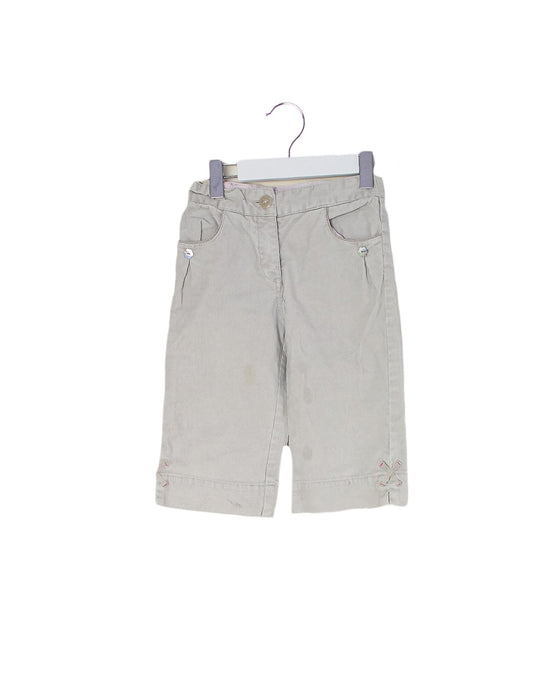 A Grey Casual Pants from Jacadi in size 4T for girl. (Front View)