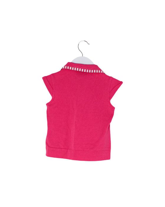 A Pink Short Sleeve Tops from Nicholas & Bears in size 6-12M for girl. (Back View)