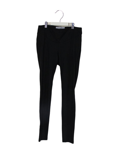 A Black Leggings from Slacks & Co in size M for maternity. (Front View)
