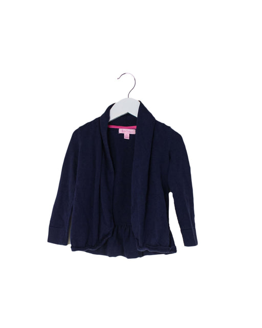 A Navy Cardigans from Lilly Pulitzer in size 3T for girl. (Front View)