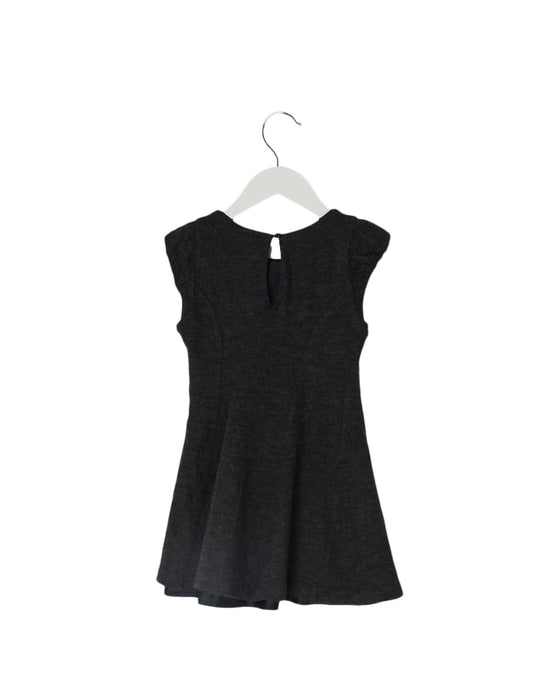 A Grey Sleeveless Dresses from Polo Ralph Lauren in size 4T for girl. (Back View)