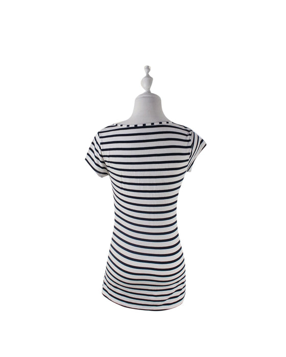 A Navy Short Sleeve Tops from Pomkin in size S for girl. (Back View)