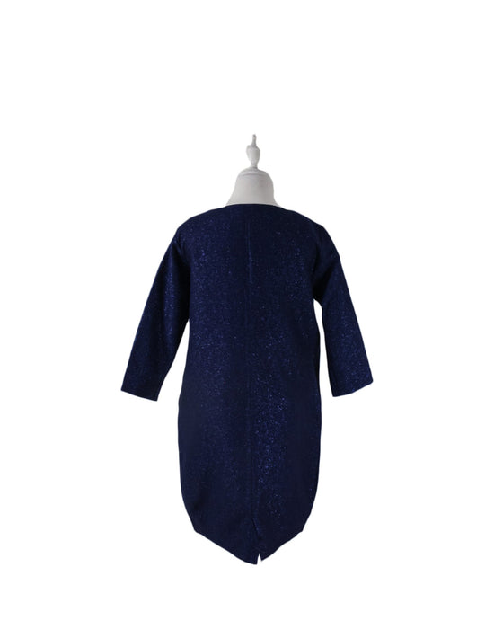 A Navy Short Sleeve Dresses from Fragile in size S for maternity. (Back View)