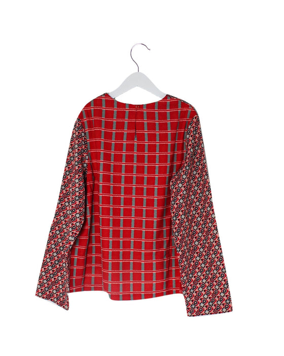 A Pink Long Sleeve Tops from I Pinco Pallino in size 12Y for girl. (Back View)