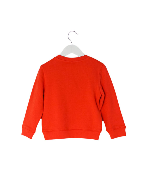 A Red Sweatshirts from Stella McCartney in size 3T for boy. (Back View)