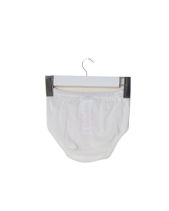 A White Bloomers from Jacadi in size 0-3M for girl. (Back View)