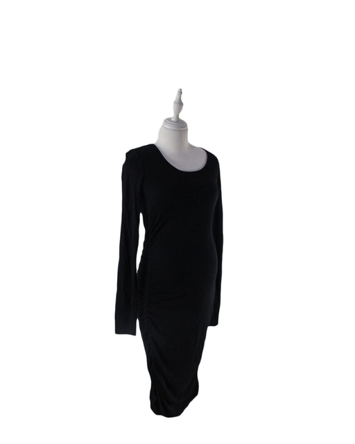 A Black Long Sleeve Dresses from Isabella Oliver in size S for maternity. (Front View)
