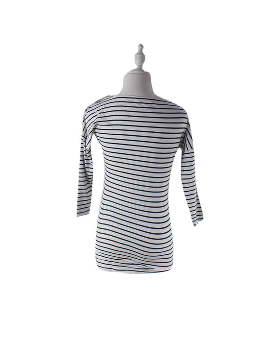 A Navy Long Sleeve Tops from Seraphine in size XS for maternity. (Back View)