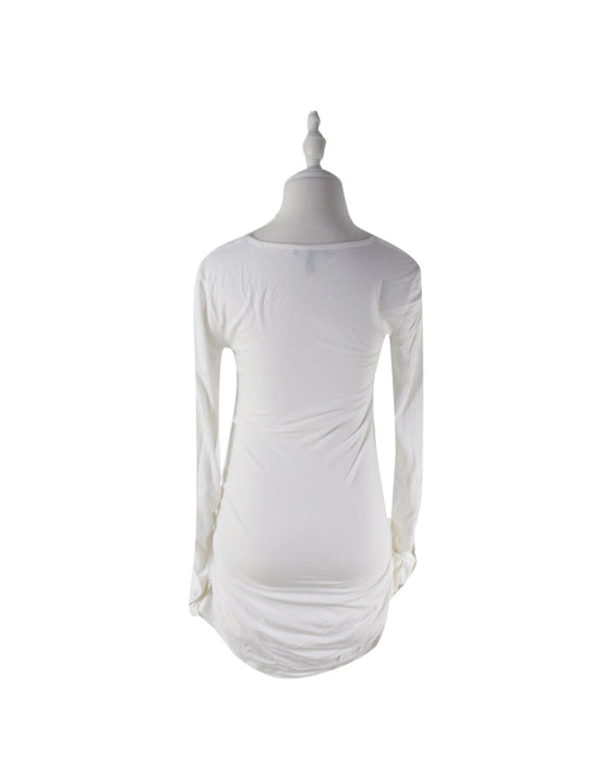 A White Long Sleeve Tops from Isabella Oliver in size S for maternity. (Back View)