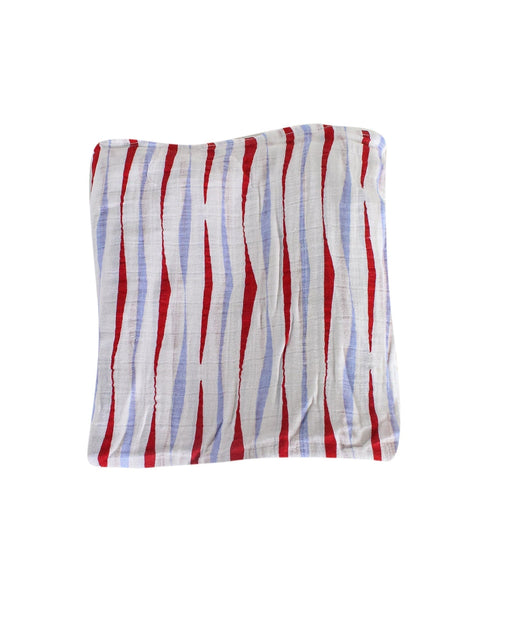 A Red Swaddles from Aden & Anais in size O/S for girl. (Front View)
