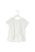 A White Short Sleeve Tops from Bonpoint in size 4T for girl. (Front View)