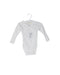 A White Long Sleeve Bodysuits from Petit Bateau in size 3-6M for neutral. (Front View)