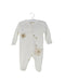 A Ivory Long Sleeve Jumpsuits from Natures Purest in size 3-6M for neutral. (Front View)