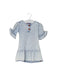 A Blue Short Sleeve Dresses from Z8 in size 6-12M for girl. (Front View)