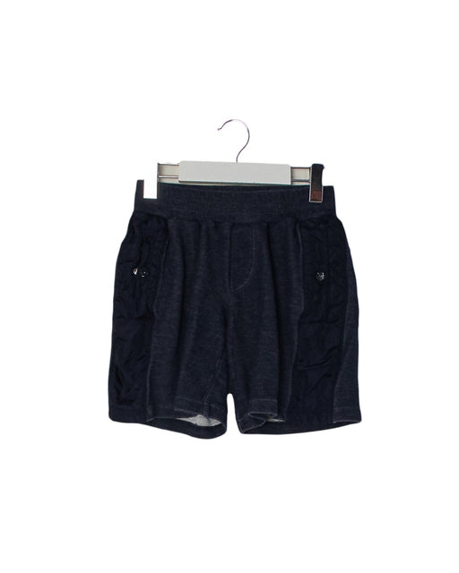 A Navy Shorts from Moncler in size 6T for girl. (Front View)