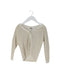 A Gold Cardigans from Bonton in size 4T for girl. (Front View)