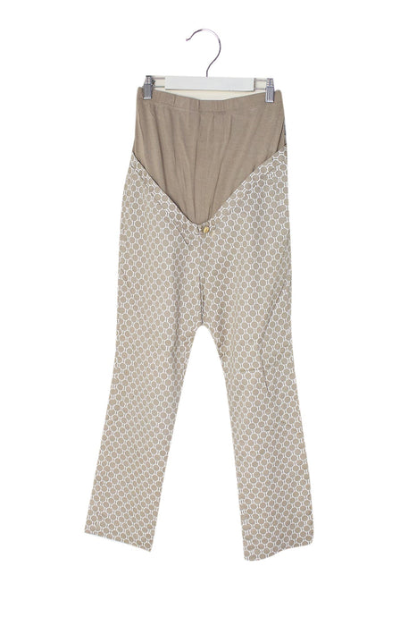 A Ivory Casual Pants from Seraphine in size S for maternity. (Front View)