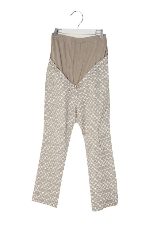 A Ivory Casual Pants from Seraphine in size S for maternity. (Front View)