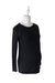A Black Long Sleeve Tops from Seraphine in size XS for maternity. (Front View)