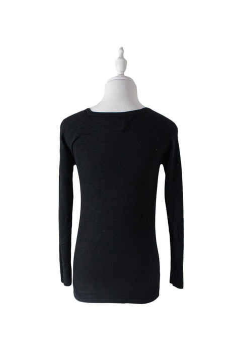 A Black Long Sleeve Tops from Seraphine in size XS for maternity. (Back View)