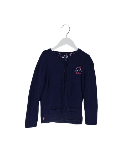 A Navy Cardigans from Sergent Major in size 6T for girl. (Front View)