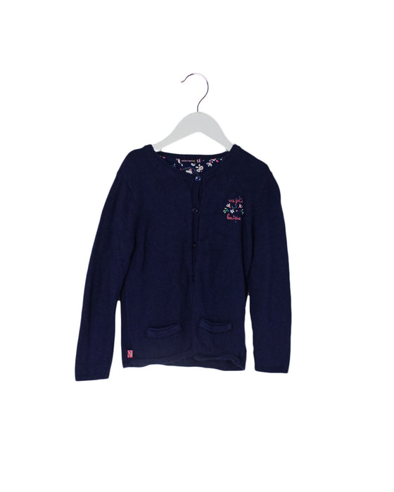 A Navy Cardigans from Sergent Major in size 6T for girl. (Front View)