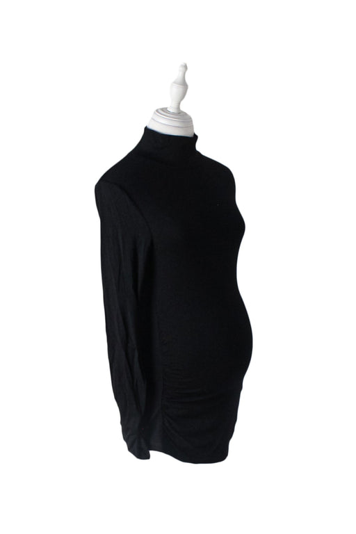 A Black Long Sleeve Tops from Isabella Oliver in size XS for maternity. (Front View)