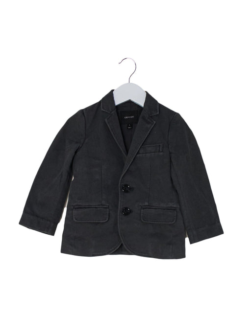 A Grey Blazers from Crewcuts in size 2T for boy. (Front View)