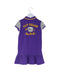 A Purple Short Sleeve Dresses from Polo Ralph Lauren in size 4T for girl. (Back View)