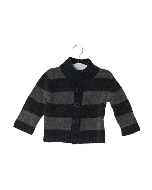 A Brown Cardigans from Seed in size 6-12M for boy. (Front View)