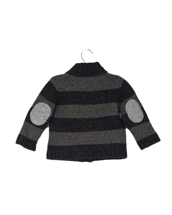 A Brown Cardigans from Seed in size 6-12M for boy. (Back View)