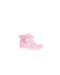 A Pink Winter Boots from Dr. Kong in size 12-18M for girl. (Back View)