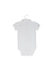 A White Short Sleeve Bodysuits from Natalys in size 6-12M for boy. (Back View)