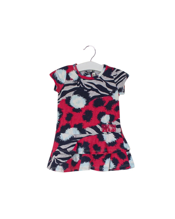 A Pink Short Sleeve Dresses from Kenzo in size 6-12M for girl. (Front View)