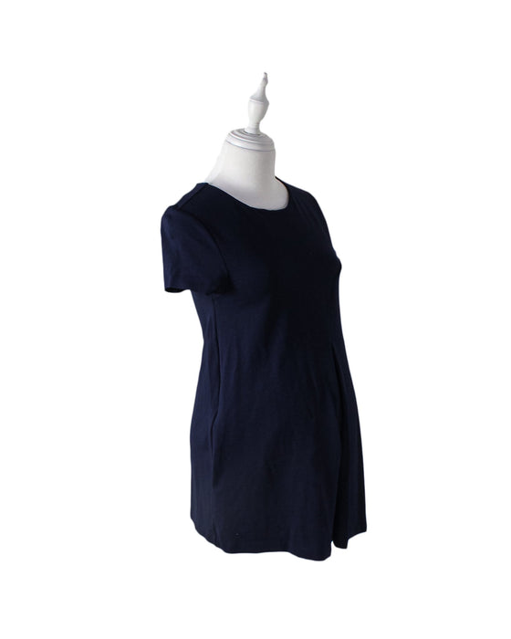 A Navy Short Sleeve Tops from Mayarya in size XS for maternity. (Front View)