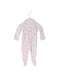 A Pink Long Sleeve Jumpsuits from The Little White Company in size 3-6M for girl. (Back View)