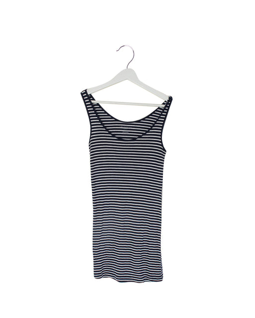 A Black Sleeveless Tops from A Pea in the Pod in size S for maternity. (Front View)