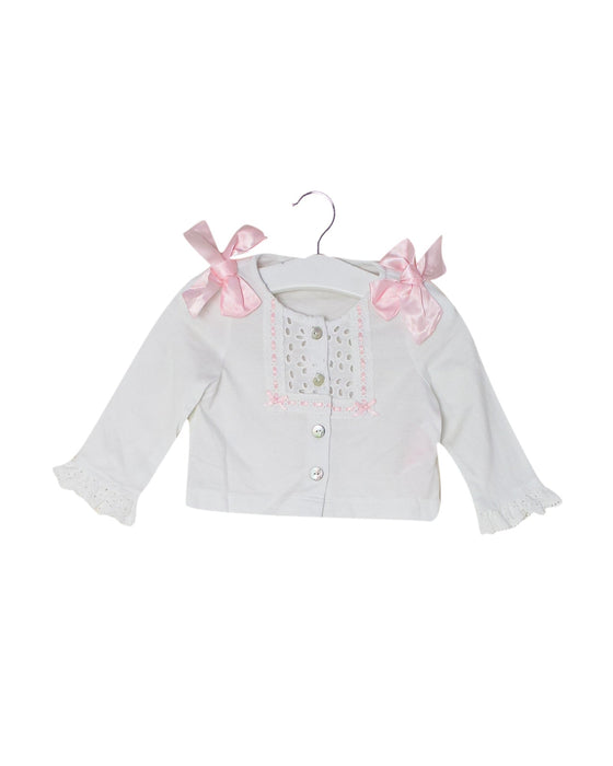 A White Long Sleeve Tops from Nicholas & Bears in size 3-6M for girl. (Front View)
