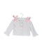 A White Long Sleeve Tops from Nicholas & Bears in size 3-6M for girl. (Front View)