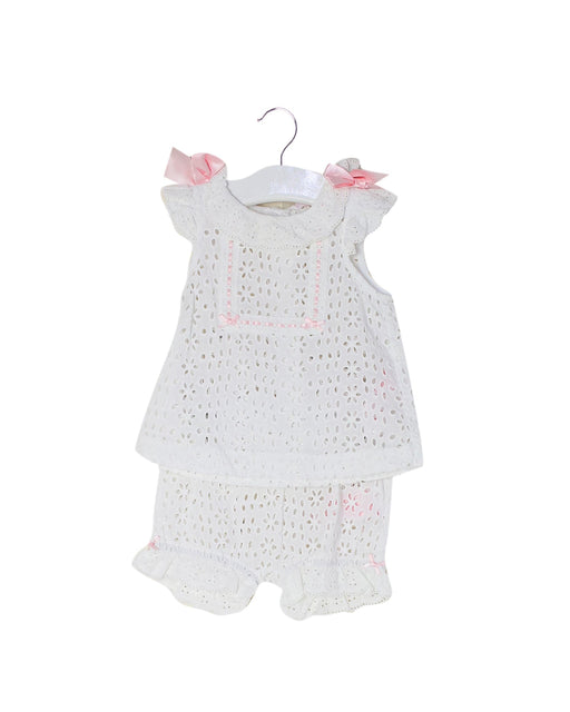 A White Sleeveless Tops from Nicholas & Bears in size 3-6M for girl. (Front View)