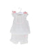 A White Sleeveless Tops from Nicholas & Bears in size 3-6M for girl. (Front View)