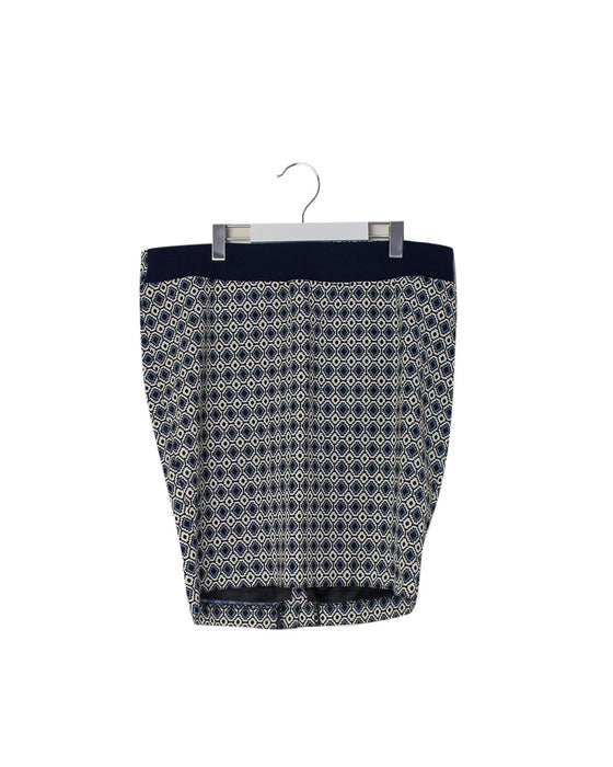 A Navy Short Skirts from Isabella Oliver in size S for maternity. (Front View)