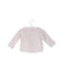 A Pink Long Sleeve Tops from Jacadi in size 3-6M for girl. (Back View)