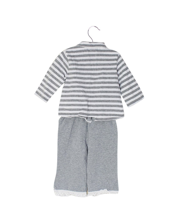 A Grey Long Sleeve Tops from Nicholas & Bears in size 6-12M for girl. (Back View)