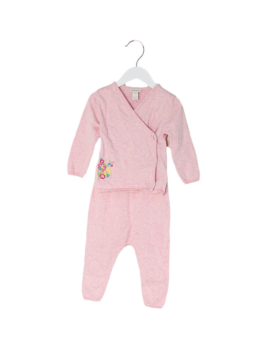 A Pink Long Sleeve Tops from Monsoon in size 12-18M for girl. (Front View)