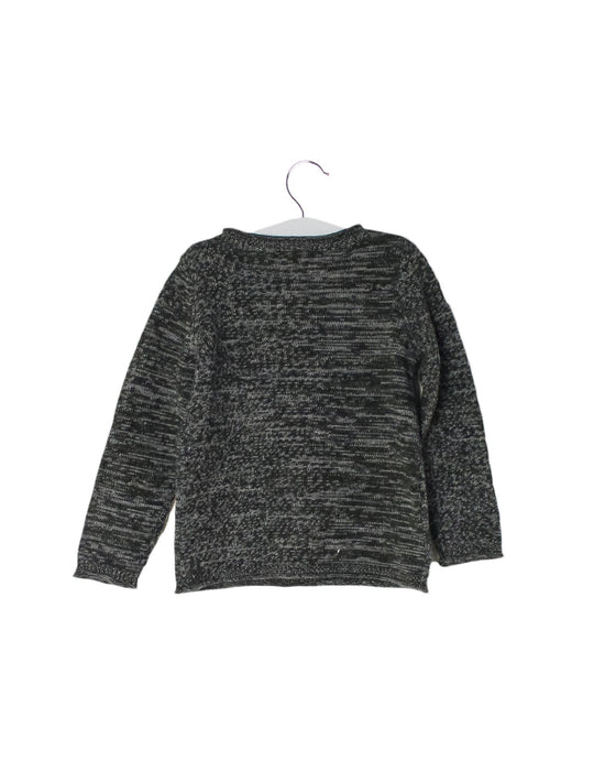 A Grey Knit Sweaters from Juliet & the Band in size 4T for girl. (Back View)