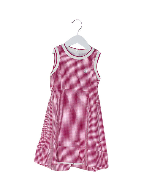A Pink Sleeveless Dresses from Nicholas & Bears in size 4T for girl. (Front View)